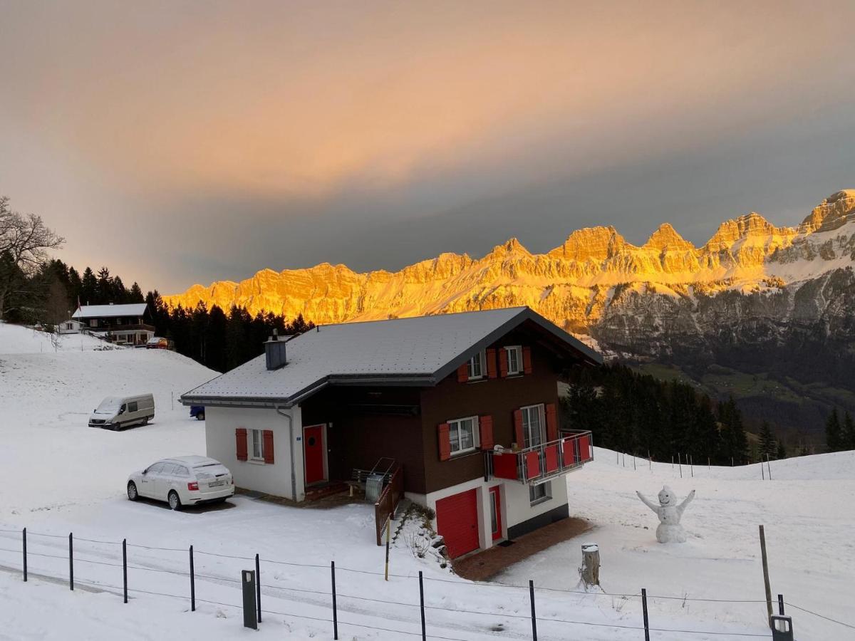 Ferienwohnung Tschudiboden Flumserberg Bagian luar foto